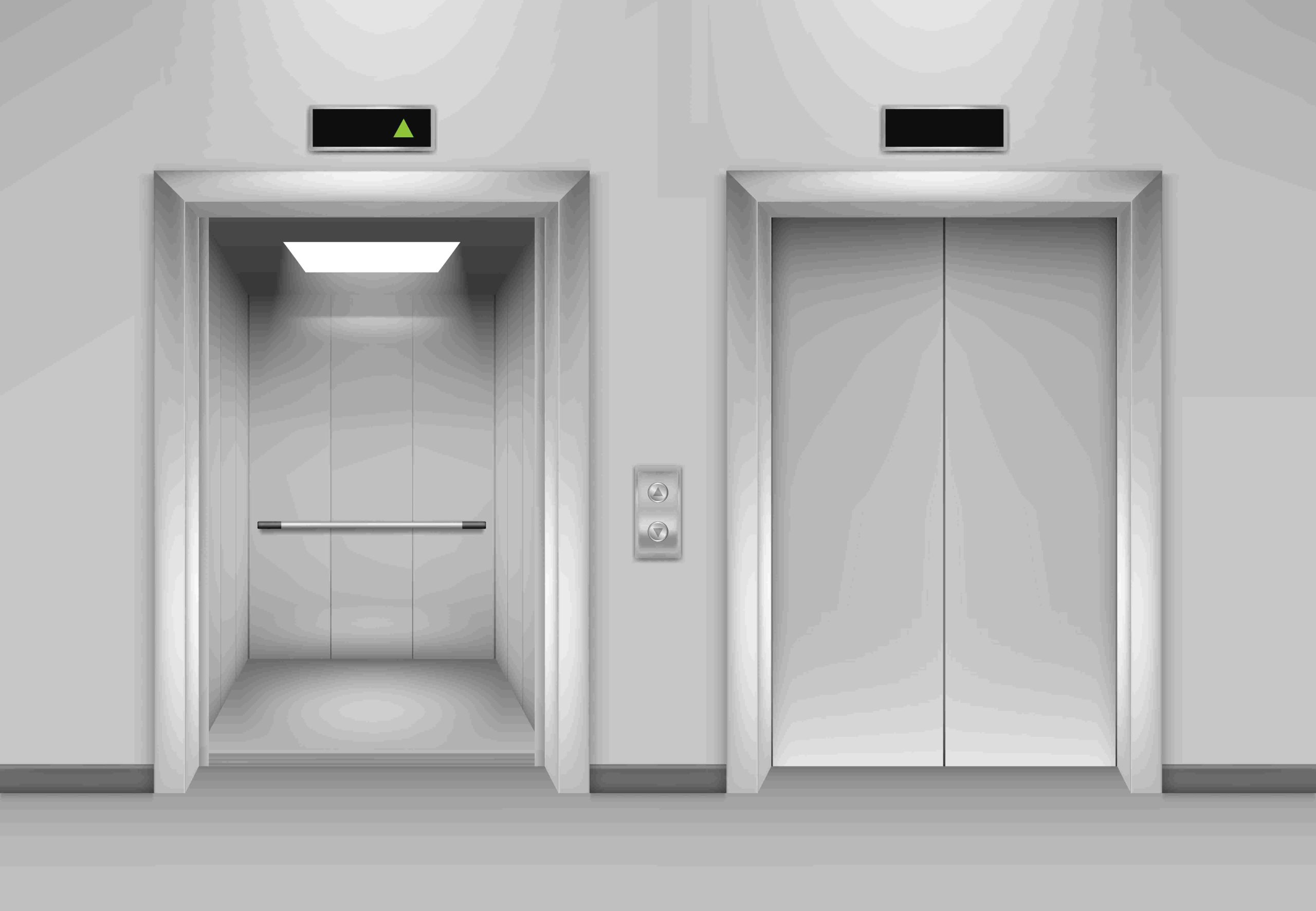 تفاوت درب طبقه و درب کابین آسانسور